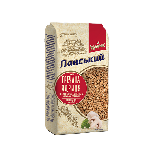 Ukrainian Buckwheat Groats Roasted Kasha GMO Free 1000gr Grechka 1 Pack - Main Image