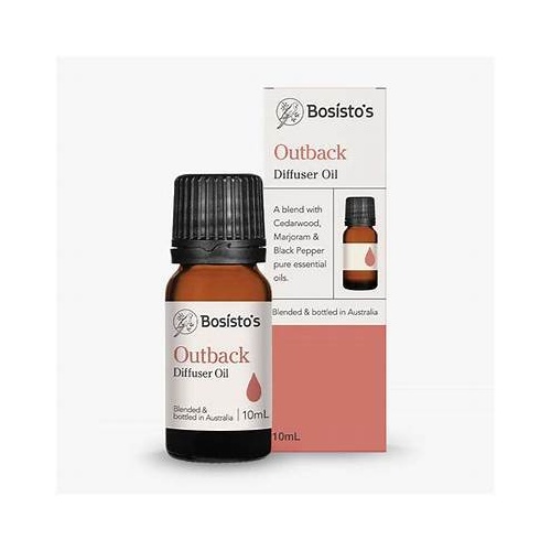 Bosistos Diffuser Oil Outback - Cederwood, Marjoram & Black Pepper 10mL - Main Image