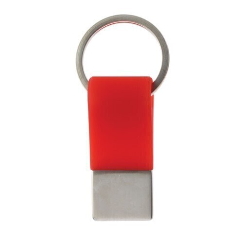 100x Coda Key Tag Keyring Key Ring School Bag Badge - Red - Main Image