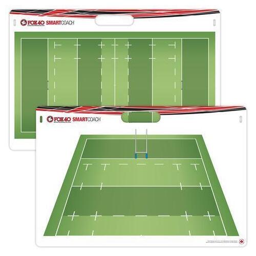 Fox 40 Smart Coach Pro Rigid Carry Rugby & League Board - With Marker & Carry Bag - Main Image