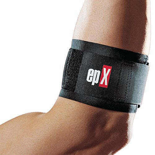 epX Tennis Elbow Support Brace - Adjustable Black - Main Image