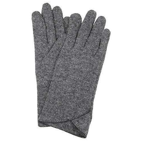 Dents Womens Soft Knit Cut And Sewn Gloves Warm Winter Fleece - Grey Marle - Main Image