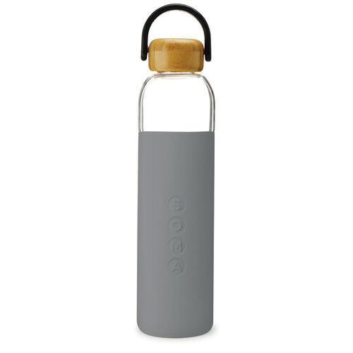 Soma Eco Bamboo Glass Water Bottle Grey 740ml BPA Free - Main Image