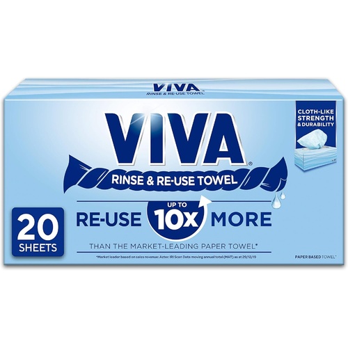 Viva Paper Towel Rinse & Re-Use Towel Reusable 20 Sheets - Main Image