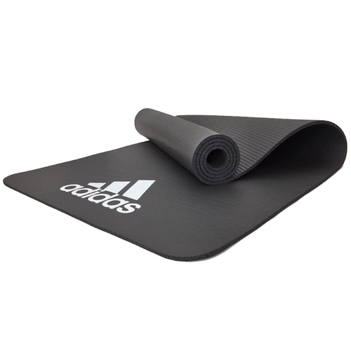 Adidas Fitness Mat 7mm Exercise Training Floor Gym Yoga Judo Pilates  - Grey - Main Image