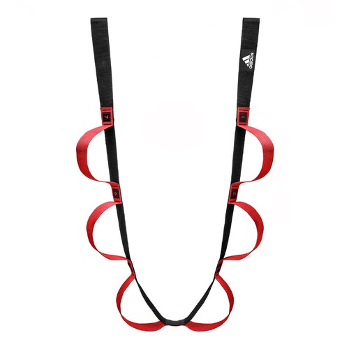 Adidas Stretch Assist Band Looped Warm Up Warmup Pre-Workout - Red/Black - Main Image