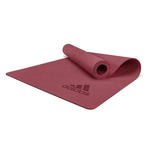 Adidas Premium Yoga Mat 5mm Exercise Training Floor Gym Fitness Pilates - Mystery Ruby - Main Image