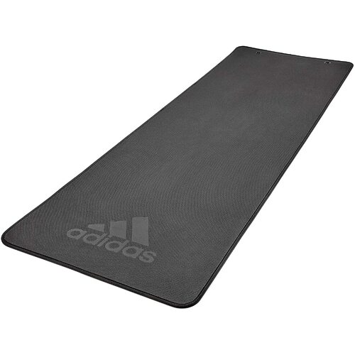 Adidas Professional Yoga Mat Exercise Training Floor Gym Fitness Judo Pilates - Black - Main Image