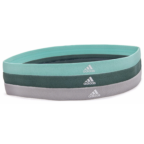 3pcs Adidas Sports Headband Hair Bands Gym Training Fitness Yoga - Grey/Green/Mint - Main Image