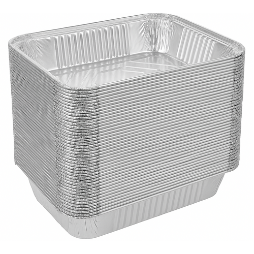 240x Aluminium Disposable Foil Food Container Trays Pans Baking Roast Bulk 32.5x26x5.5cm - Main Image