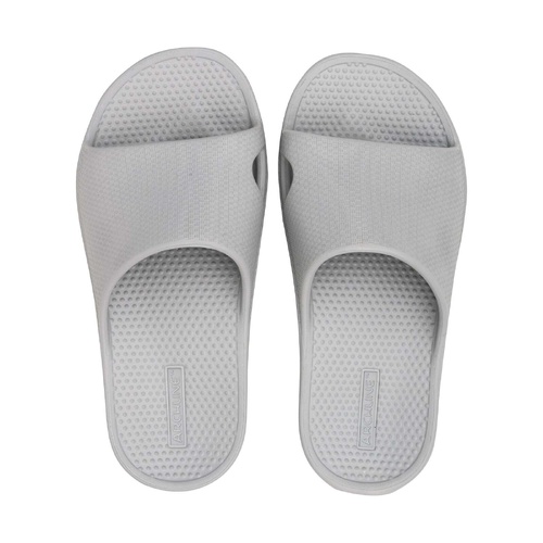 Archline Rebound Orthotic Slides Flip Flop Thongs Slip On Arch Support - Stone Grey - Euro 37 - Main Image