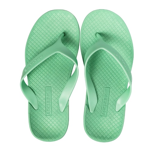 ARCHLINE Orthotic Thongs Arch Support Shoes Footwear Flip Flops - Dew Green - EUR 41 - Main Image