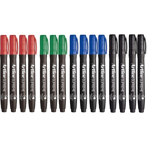 Artline Supreme Permanent Markers - Assorted Colours 15 pack - Main Image