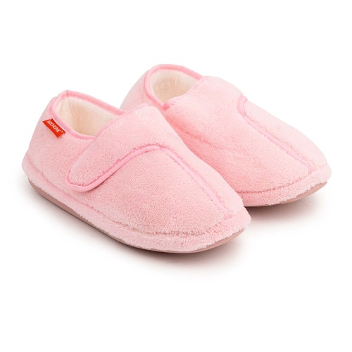 ARCHLINE Orthotic Plus Slippers Closed Scuffs Pain Relief Moccasins - Pink - EU 43 - Main Image