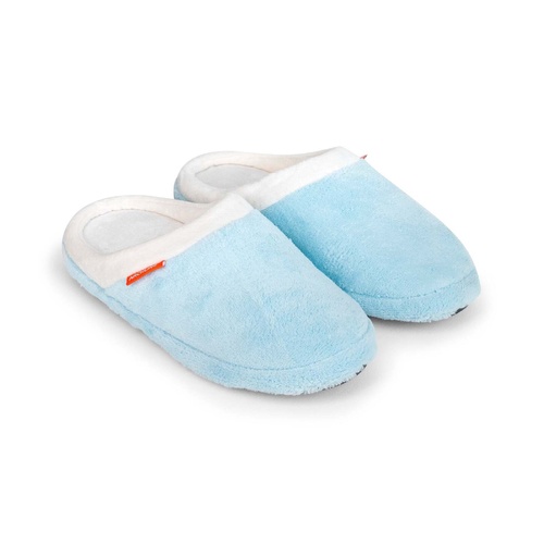 ARCHLINE Orthotic Slippers Slip On Arch Scuffs Pain Relief Moccasins - Baby Blue - EU 39 - Main Image