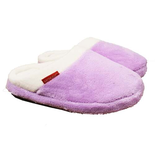 ARCHLINE Orthotic Slippers Slip On Arch Scuffs Pain Relief Moccasins - Lilac - EU 42 - Main Image