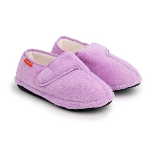 ARCHLINE Orthotic Plus Slippers Closed Scuffs Pain Relief Moccasins - Lilac - EU 38 - Main Image