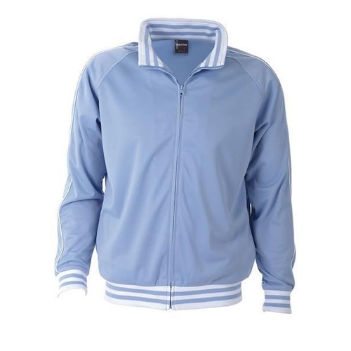 Identitee Mens Varsity Track Suit Top Jacket Jumper Long Sleeve Sunset Urban Casual - Sky - XX-Large - Main Image