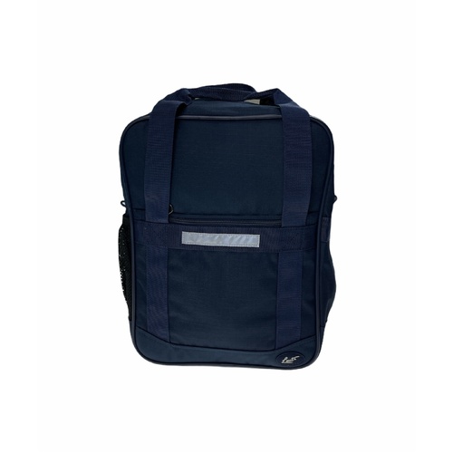 26L Leuts Backpack School Book Library Utility Carry Bag Backpack - Dark Navy - Main Image