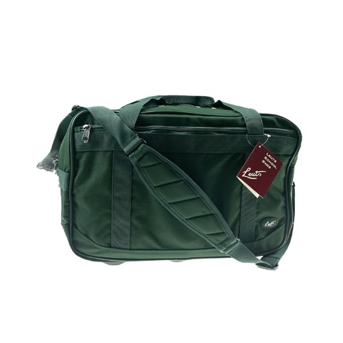 44L Foldable Duffel Bag Gym Sports Luggage Travel Foldaway School Bags - Bottle Green - Main Image