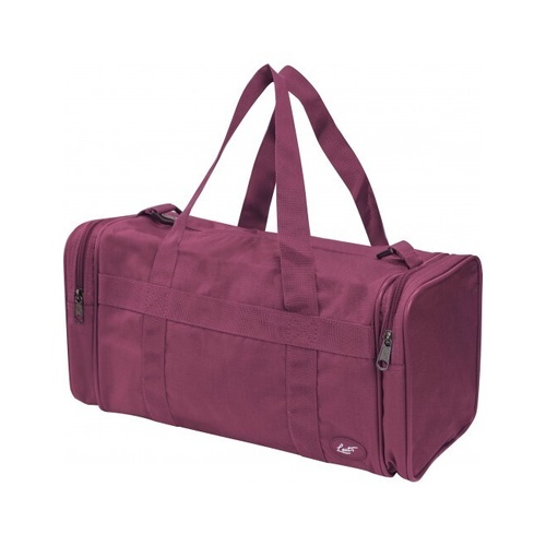 28L Travel Foldable Duffel Bag Gym Sports Luggage Foldaway School Bags - Maroon - Main Image