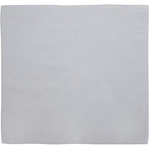 BANDANA Paisley 100% COTTON Head Wrap Durag Bandanna Summer Biker Scarf Mask - Grey (Plain) - Main Image