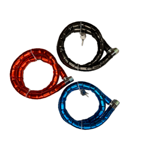 Thick Motorbike Bicycle Lock with Keys Bike Scooter Anti Theft Chain - Assorted - Main Image