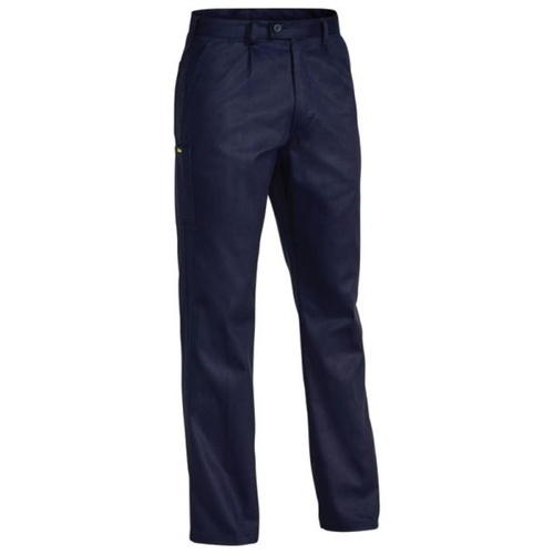 Bisley BP6007 Cotton Drill Pants Trousers Workwear - Navy - 107 Stout - Main Image