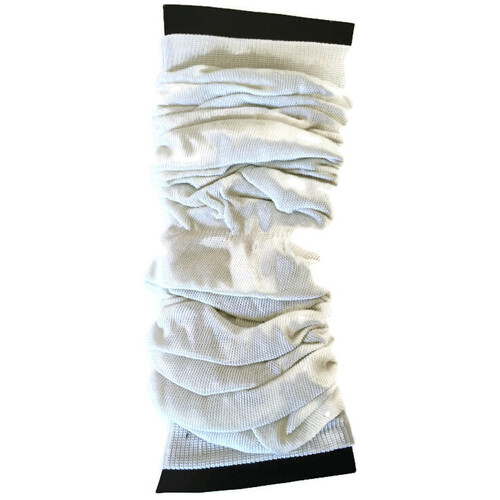 LEG WARMERS Knitted Womens Neon Party Knit Ankle Fluro Dance Costume 80s Pair - White - Main Image