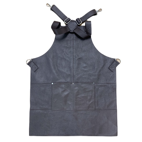 BUFFALO LEATHER APRON Cooking Chef Hairdresser Waterproof Durable Quality - Brown - Main Image