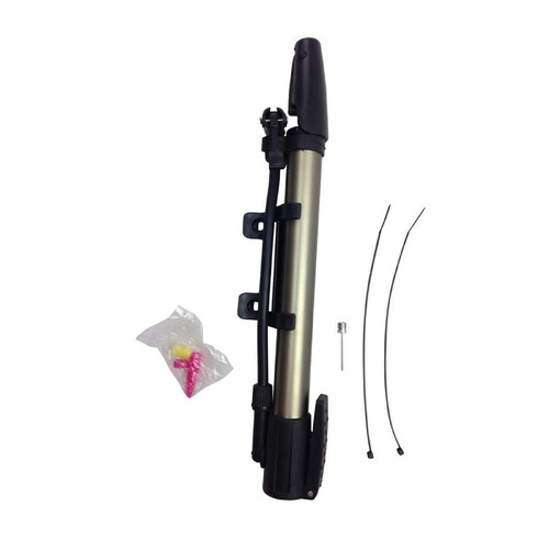 MINI BICYCLE AIR PUMP Bike Hand Ball Inflator Portable Cycling Tyre Aluminium - Main Image