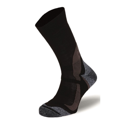 BRBL Kodiak Wool Ski Socks Hiking Trail Run Camping Snow Trekking - Brown - XL - Main Image