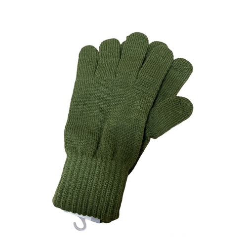 DENTS Acrylic Knitted Gloves Winter Warm Mens Soft Sports Snow Ski Knit - Khaki - One Size - Main Image