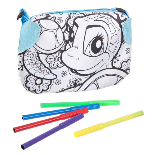DIY Funbox Colour-In Pencil Case with 4 Markers - Main Image