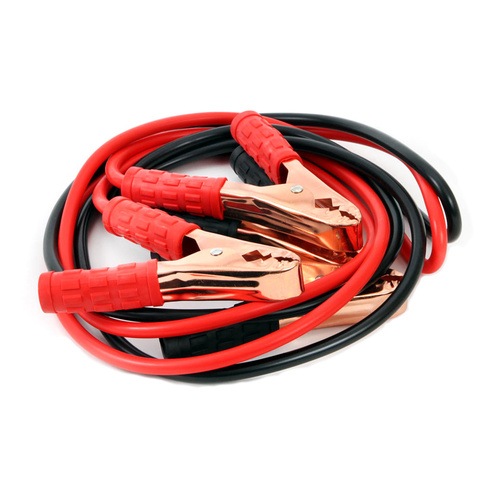 Heavy Duty JUMPER LEADS Booster Cables Jump Start 600AMP 2.1M Long Car Battery - Main Image