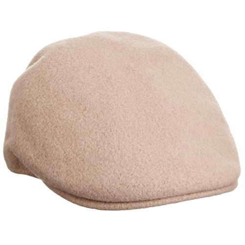 KANGOL Seamless Wool 507 Cap K0875FA Warm Winter Ivy Hat - Sand - XL - Main Image