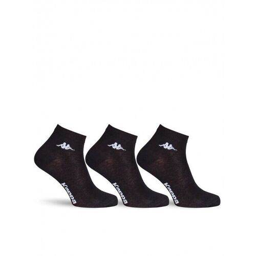 Kappa Mens Ankle Socks - Black - 1 Pack of 3 - EU 39-41 - Main Image