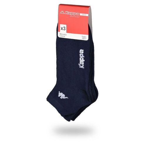 Kappa Mens Ankle Socks - Navy - 1 Pack of 3 - EU 42-44 - Main Image