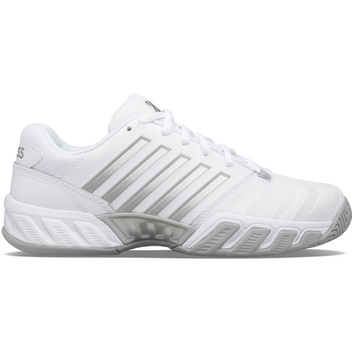 K-Swiss Womens Bigshot 4 AC Tennis Shoes - White/Silver - US 9.5 - Main Image