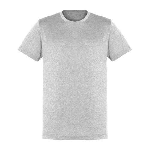Plain T-Shirt 100% COTTON Basic Blank Tee Mens Ladies Casual BULK Adults - Grey Marle - XL - Main Image