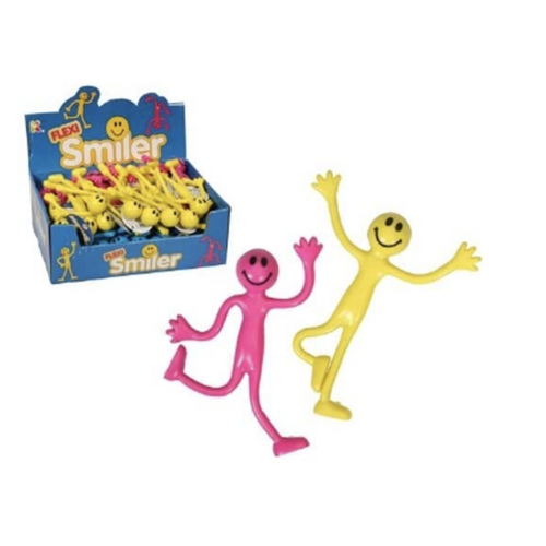 3x Bendy Smiley Man - Assorted - Main Image