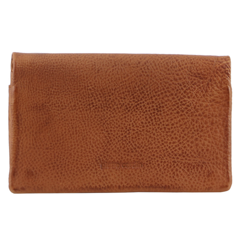 Pierre Cardin Ladies Womens Genuine Leather Bi-Fold RFID Purse Wallet - Cognac - Main Image
