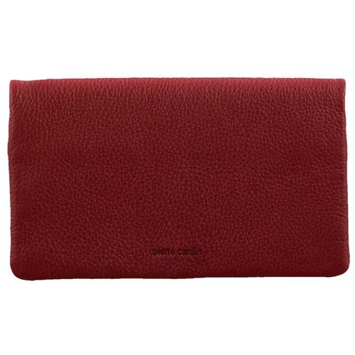 Pierre Cardin Ladies Womens Genuine Leather Bi-Fold RFID Purse Wallet - Red - Main Image
