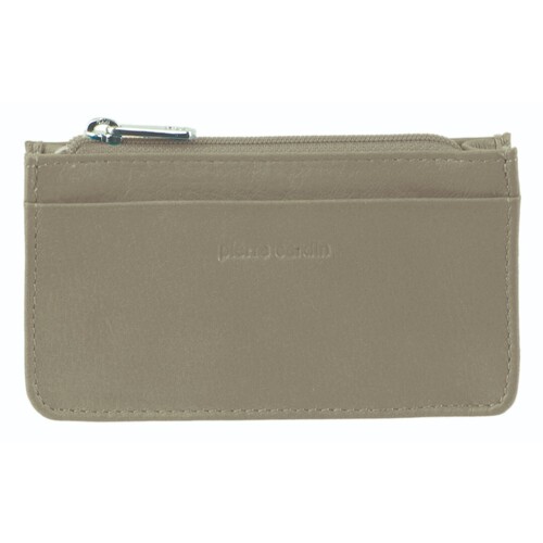 Pierre Cardin Ladies Women Soft Italian Leather Coin Purse Holder Wallet - Taupe - Main Image