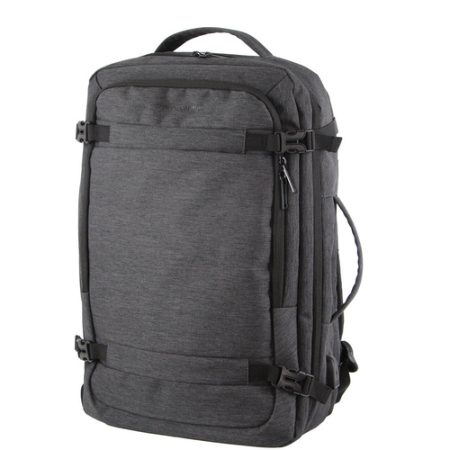 Pierre Cardin Mens Travel & Business Backpack with Built-in USB Port - Grey - Main Image