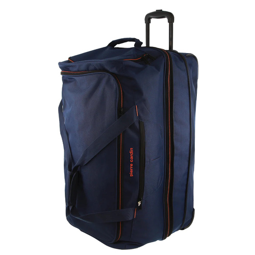 Pierre Cardin Trolley Bag Large Soft Travel Luggage Wheeled Duffle 82 Cm - Navy - Main Image