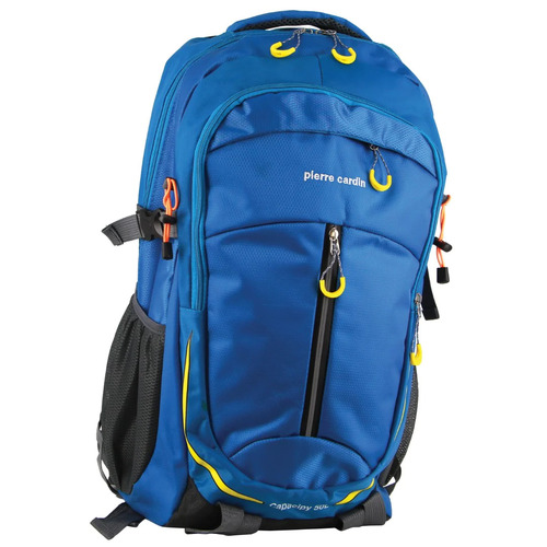 Pierre Cardin Mens Nylon Travel & Sport Large Backpack Bag in Blue - Main Image