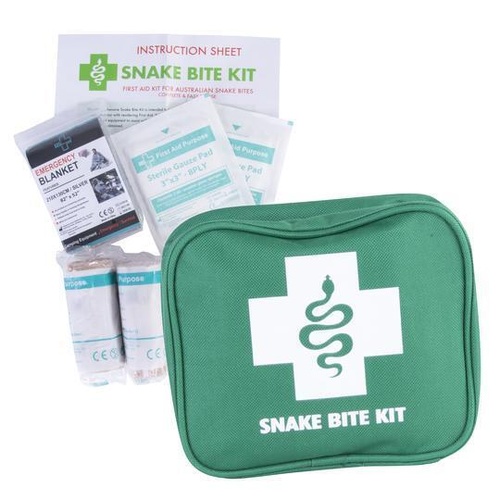 9 Piece Australian Snake Bite First Aid Kit Camping Hiking Travel - Main Image