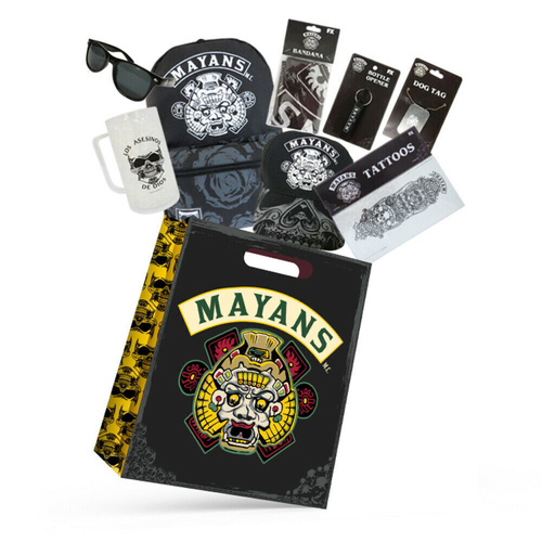 Mayans Boys Showbag w/ Backpack Tattoos Dog Tag Sunglasses Stein Mug Bandanna - Main Image