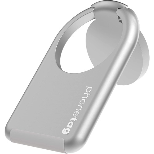 phonetag - Multi-View Phone Stand with Magnetic Ring Holder Universal (Silver) - Main Image